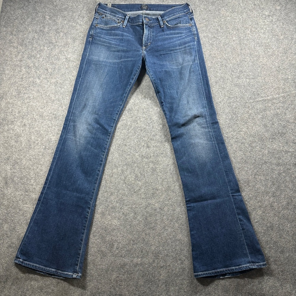 Citizens of Humanity Emanuelle Petite Slim Boot Jeans Women 28 Blue Low Rise
